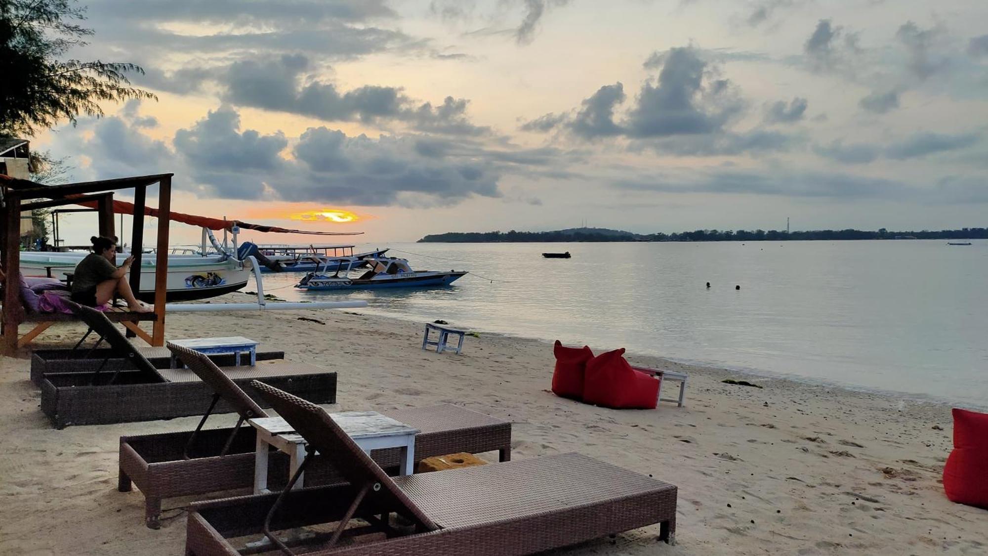 Matahari Bungalow 3 Gili Air Exterior foto